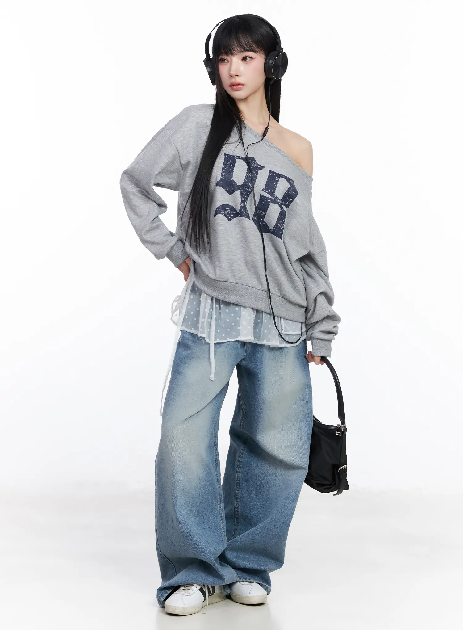 Yoon Washed Baggy Jeans CF518 - Image 2