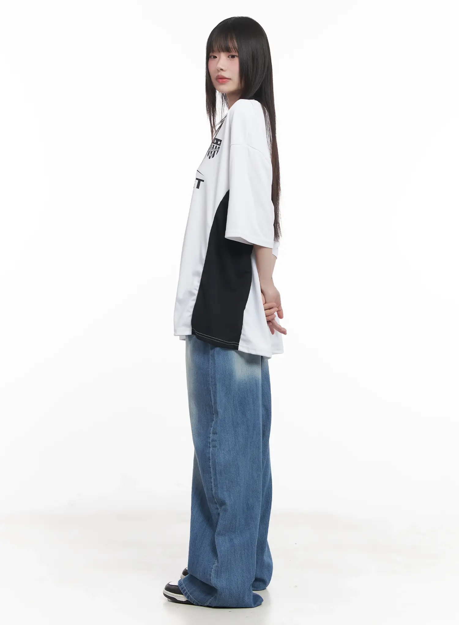 Yunjin Washed Wide-Leg Jeans CU518 - Image 4