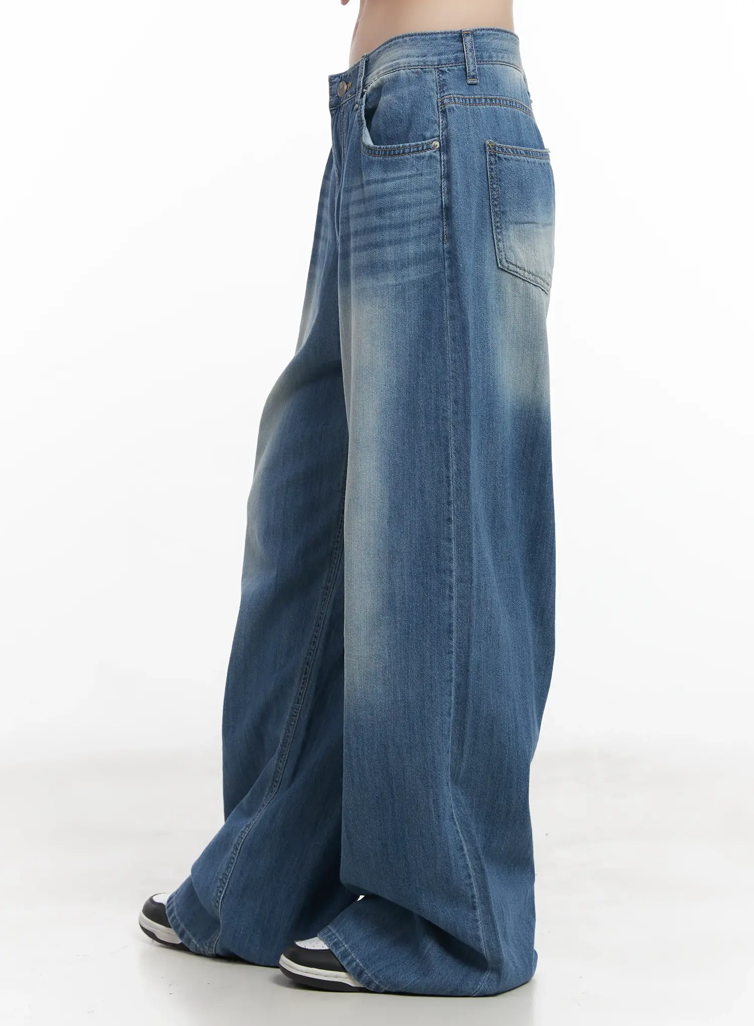 Yunjin Washed Wide-Leg Jeans CU518 - Image 7