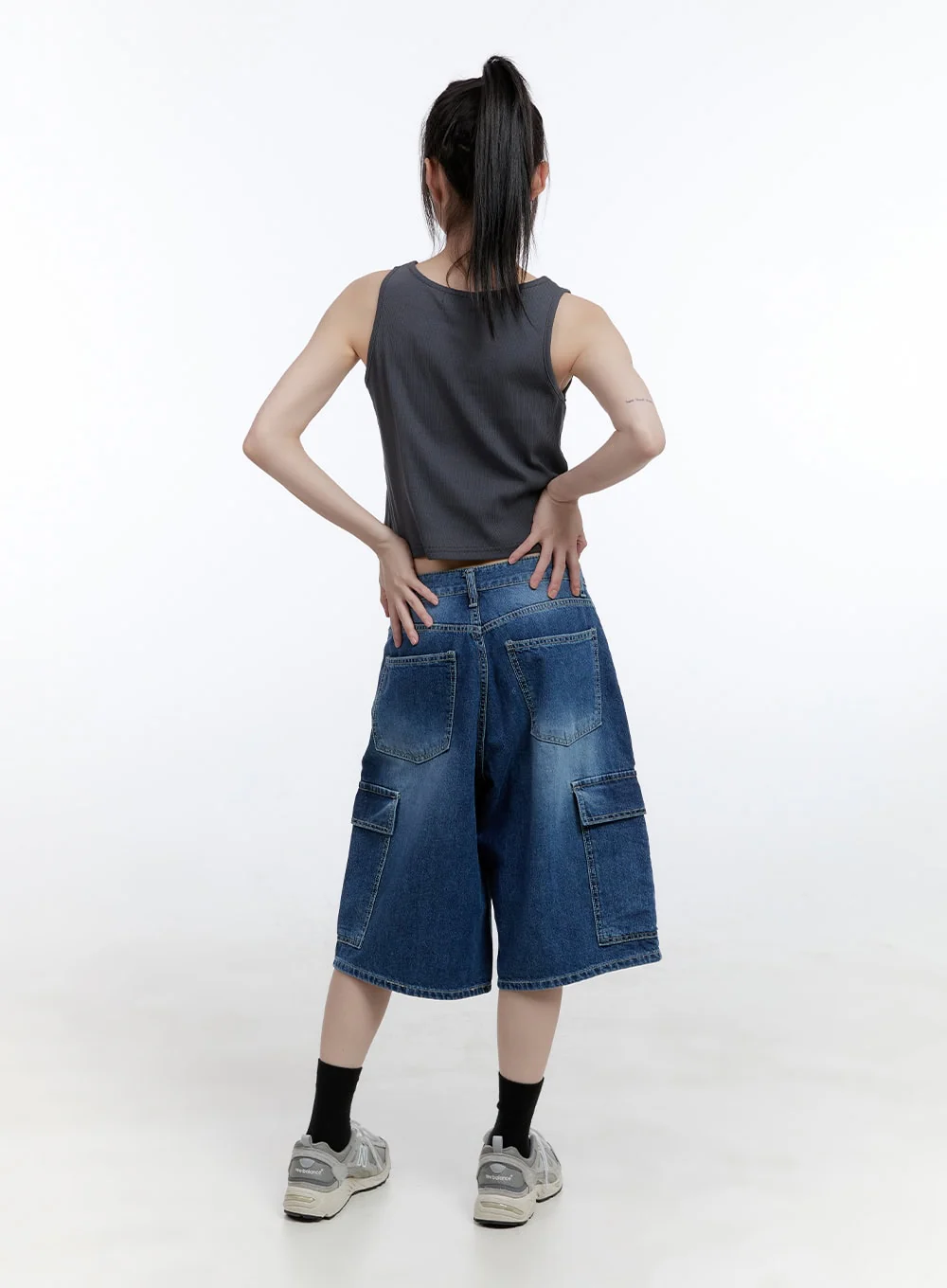 Zia Baggy Cargo Jorts CG413 - Image 4