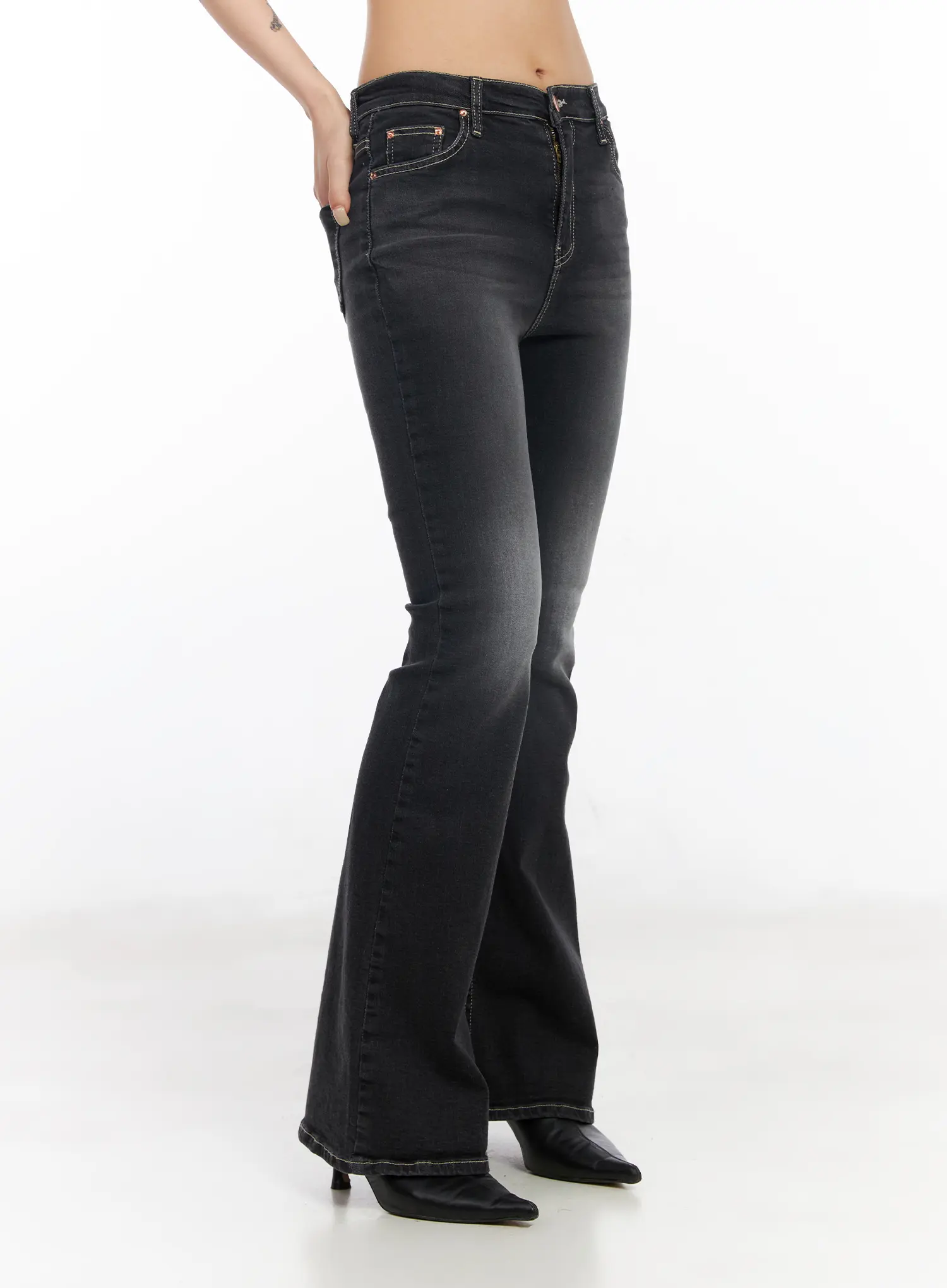 Zora Vintage Bootcut Flared Jeans CF527 - Image 4
